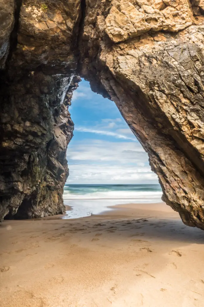 Natural rock arch (Praia da Adraga, Sintra)
